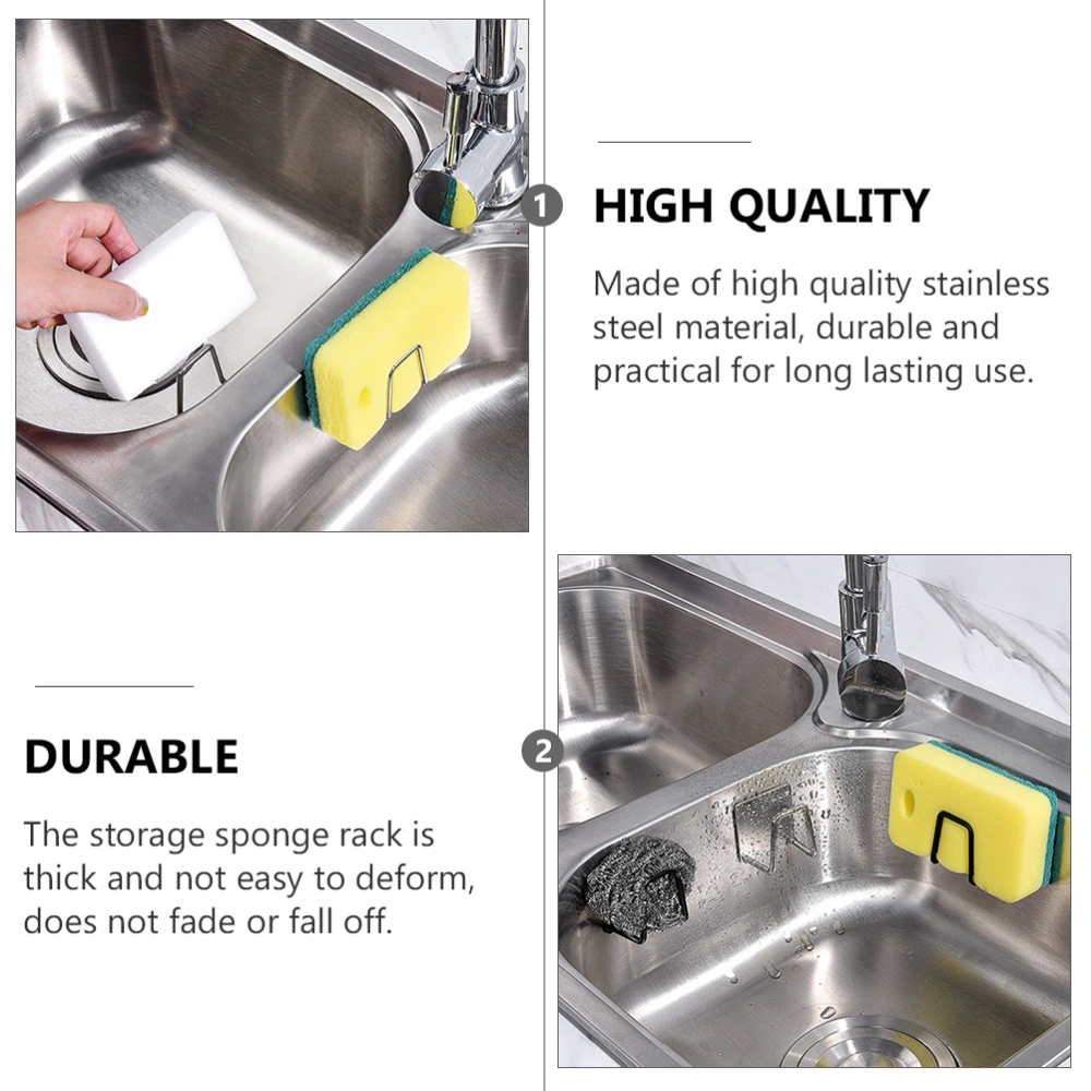 4Pcs Sink Storage Racks Kitchen Hanging Rack Sink Storage Stand Organizer