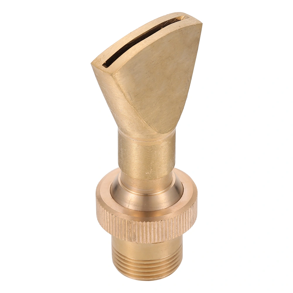 Water Fountain Nozzle Spray 1/2 Inch 3/4 Inch Brass Fan Shaped Pond Sprinkler