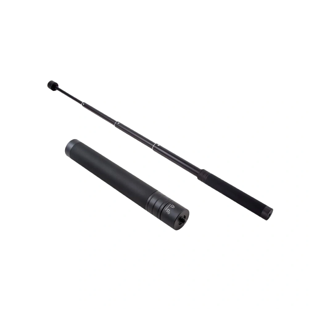 1/4 Screw Interface Telescopic Pole Useful Adjustable Extension Rod Portable Selfie Stick for Daily Use (Black)