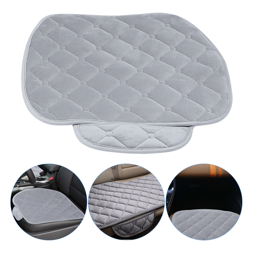 1pc Practical Car Seat Cushion Automobile Plush Seat Pad Warm Seat Protector