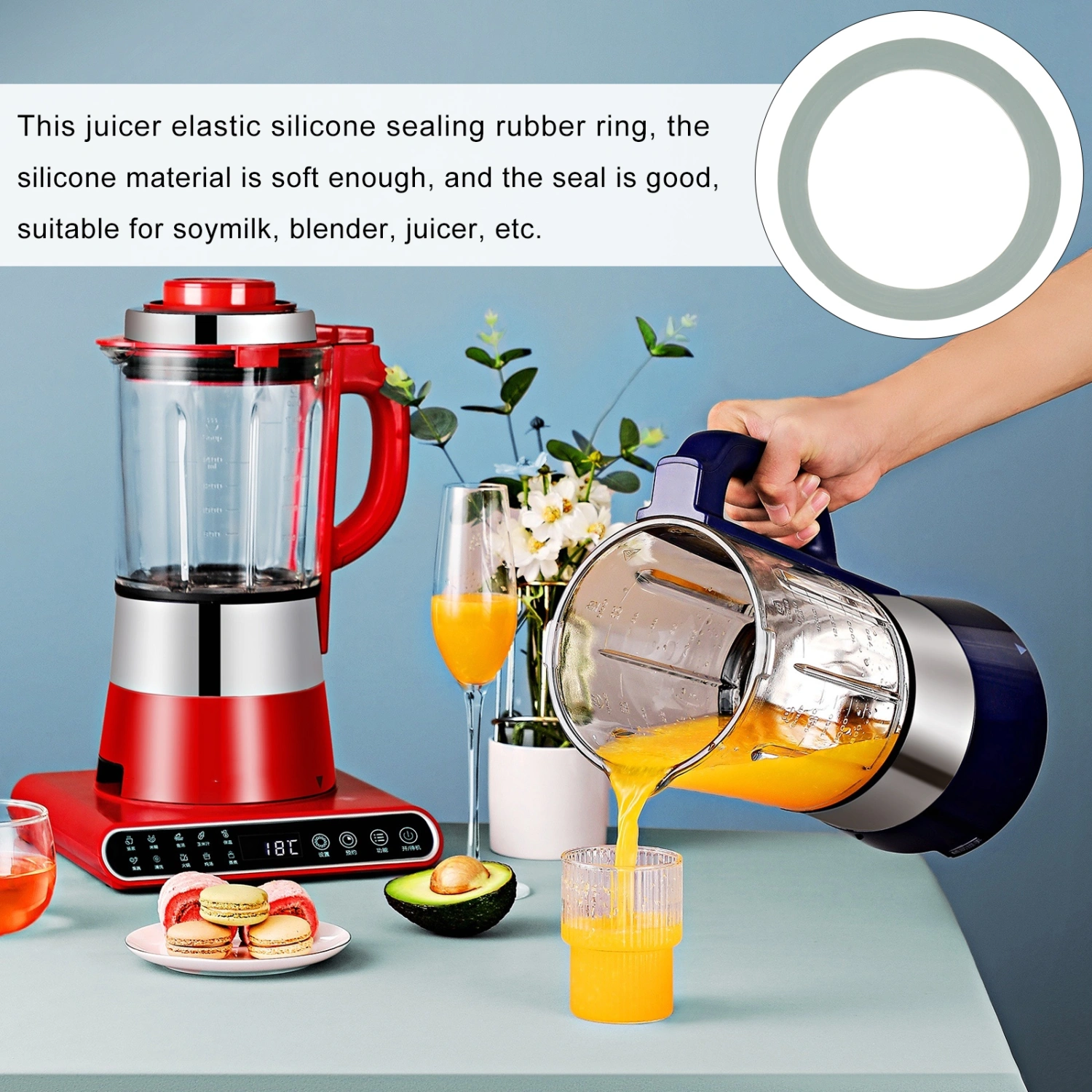 1 Set Electric Blender Blades Base Juicer Accessories Compatible for Osterizer