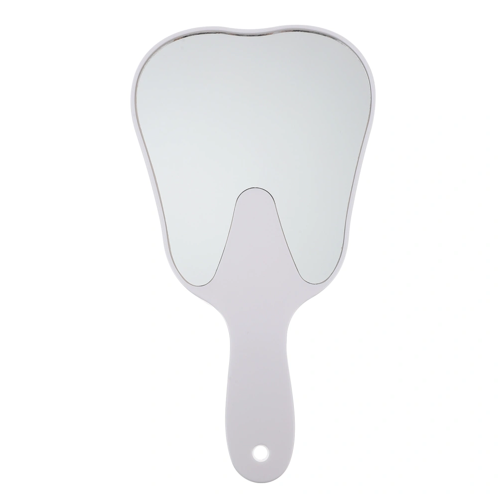 Tooth Shaped Dental Mirror Handheld Mirror Dentist Gift Nondeformable Mirror