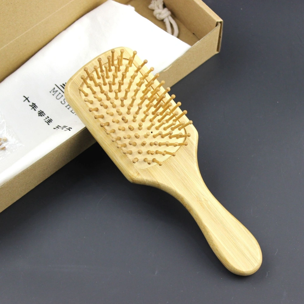 2Pcs Wooden Hair Comb Set Airbag Massage Comb Designed for Women and Men (1202)