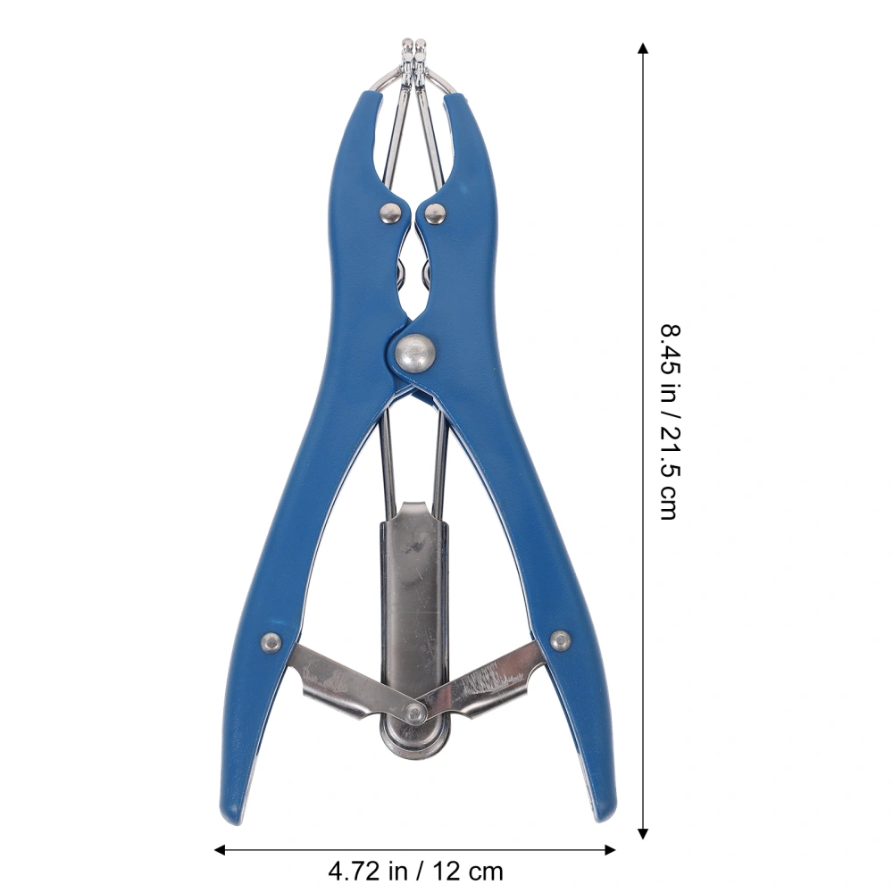 Animal Castration Pliers with 100PCS Rubber Ring Tail Cutting Clamp Bloodless Pig Farm Animal Accessories