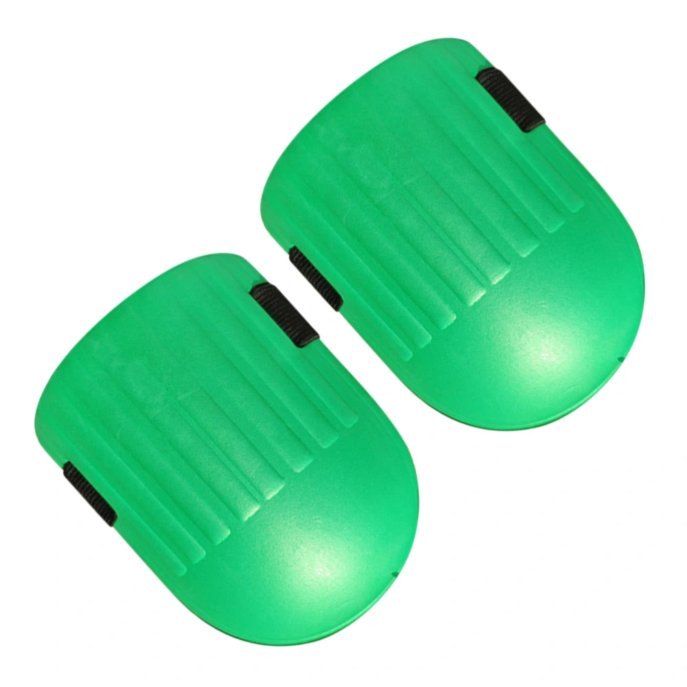 2 Pairs Gardening Protective Gear Knee Pads with Waterproof EVA Cushion Inner Liner for Gardener (Green)