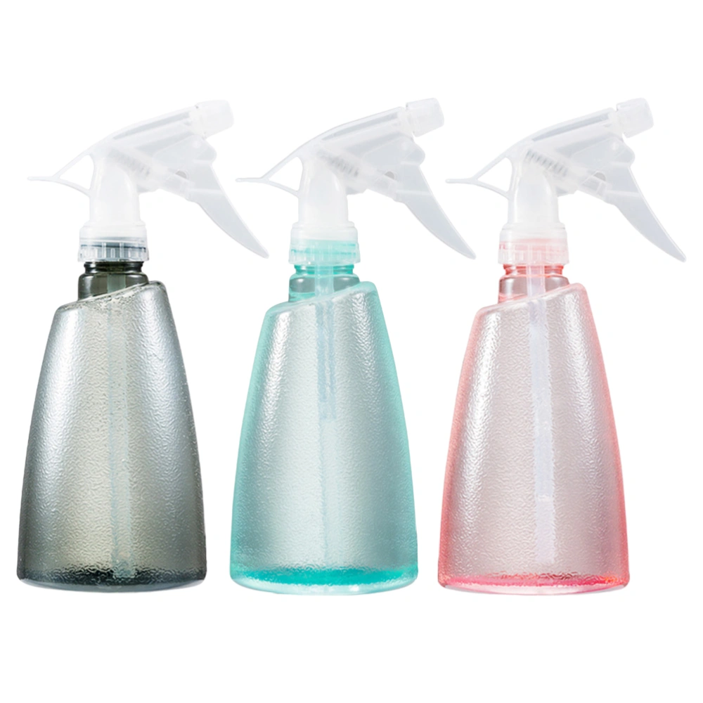 3pcs 500ml Plastic Spray Bottles Refillable Empty Squirt Bottles for Pots Plants Watering