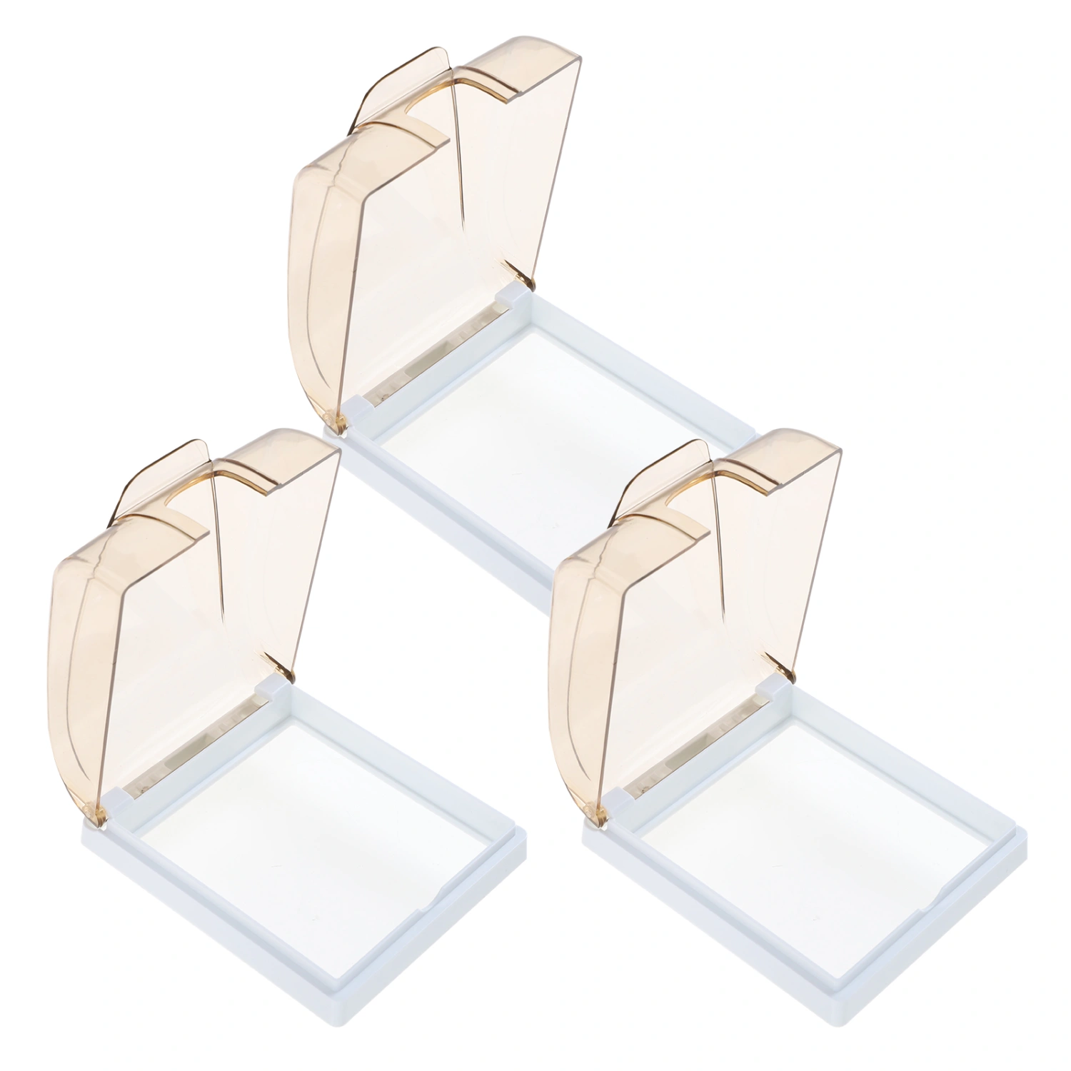 3pcs Sticky 86 Type Weatherproof in Use Outlet Cover Adhesive Plug Receptacle Protector