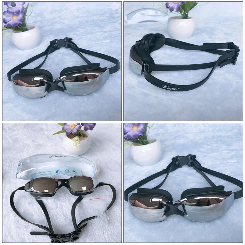 1 Pair Myopia Swimming Goggles Anti-fog Professional Swim Glasses for Men Women