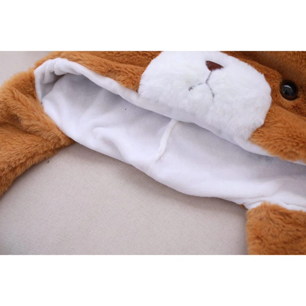 Up Ears Bear Hat Funny Cartoon Animal Plush Toy for Children Adults