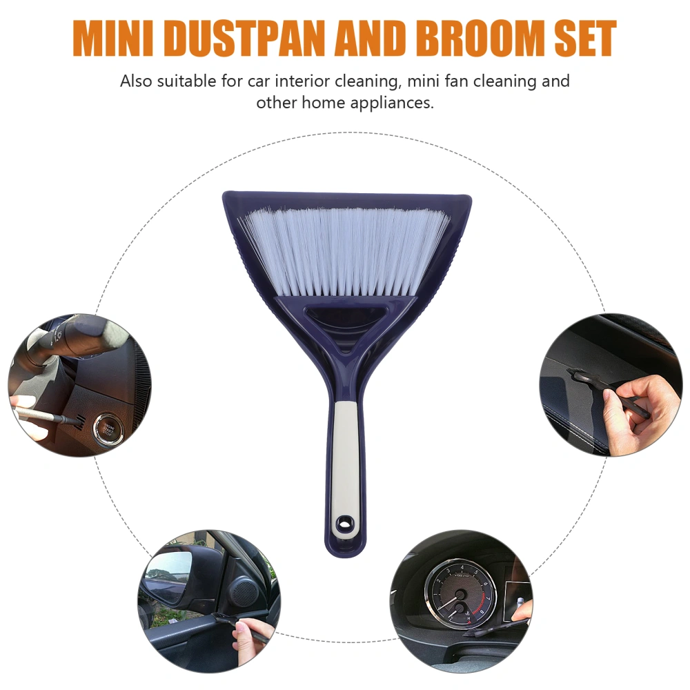 1 Set Desktop Cleaning Broom Mini Dustpan Household Desktop Cleaning Supplies