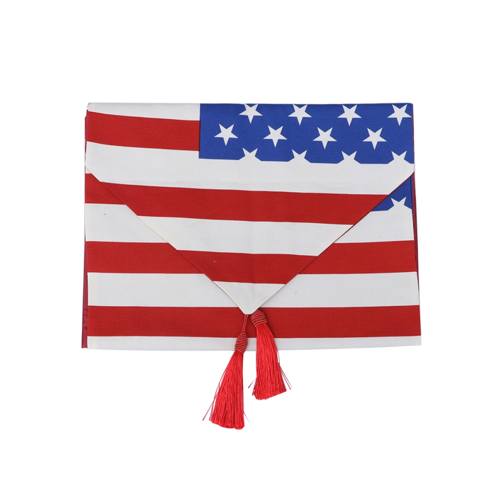 American Flag Table Runner Decoration Table Runner Tablecloth American Independence Day Party Decor (American Flag)