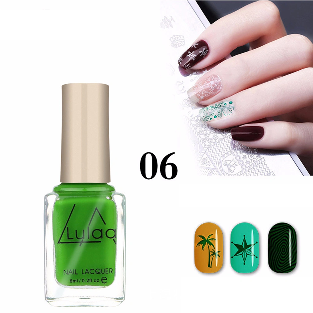5pcs Nail Polish Nail Stamping Polish Nail Art Long-lasting Nail Varnish DIY Printing Polish