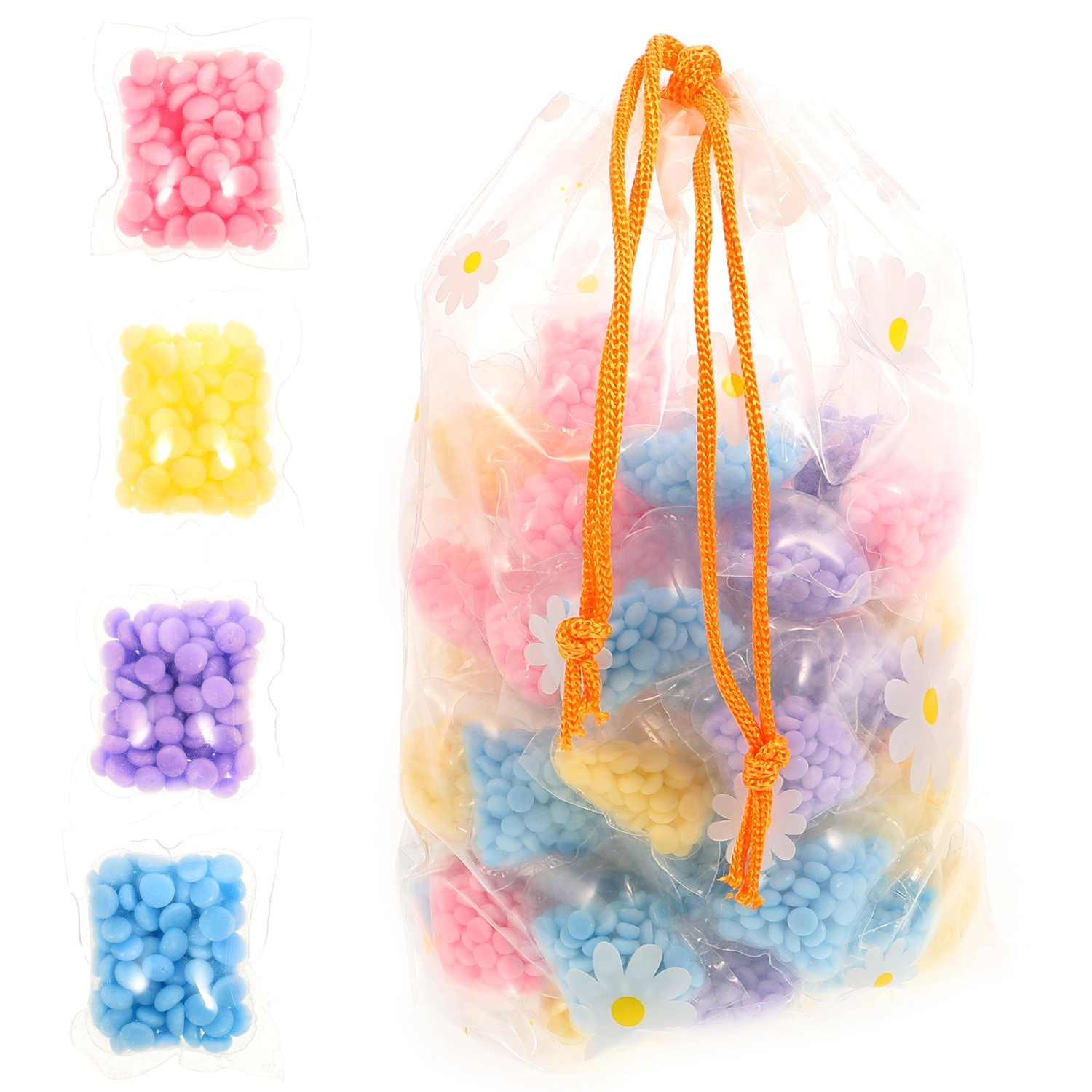 50pcs  Laundry Beads Long Lasting Fragrance Laundry Beads (Assorted Color)