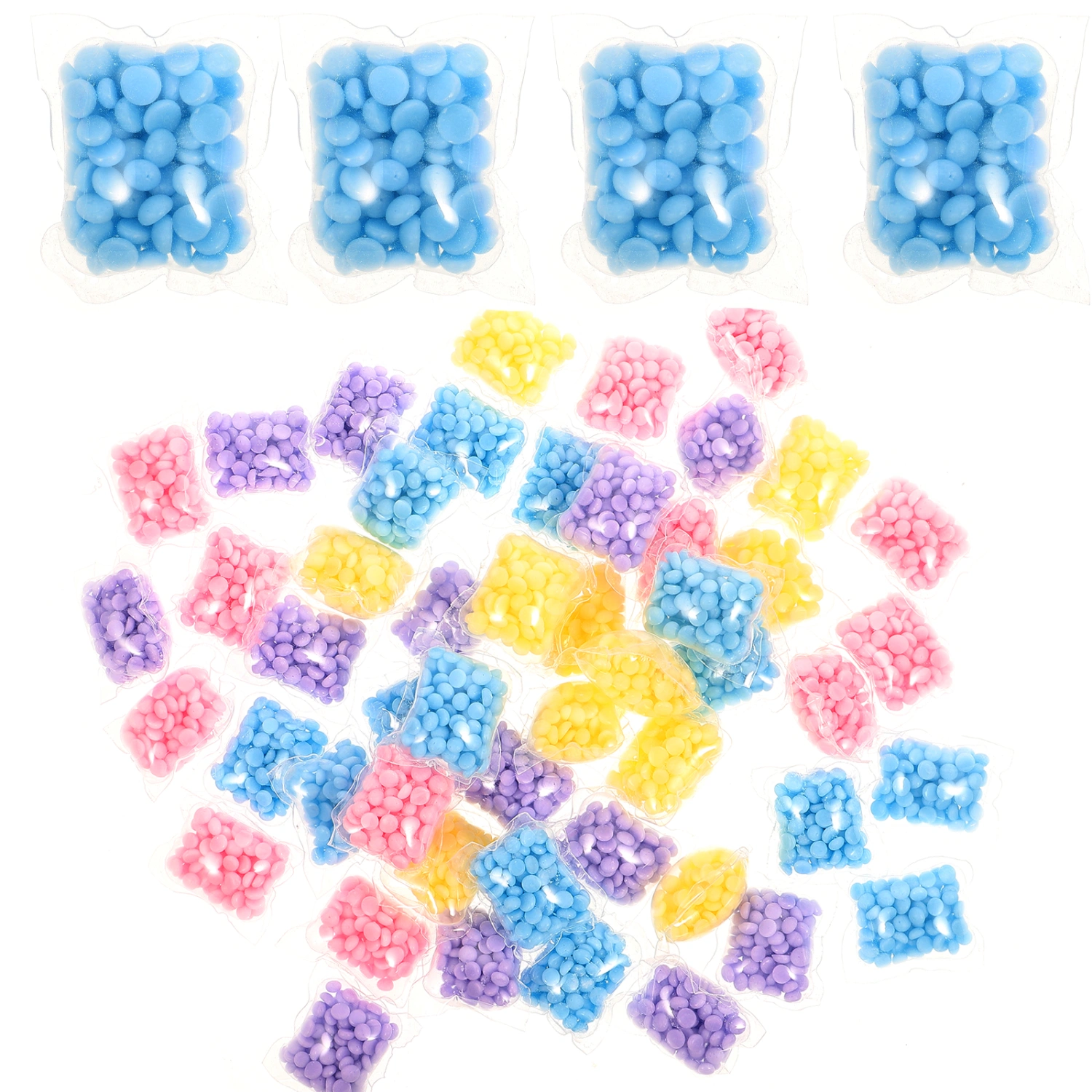 50pcs  Laundry Beads Long Lasting Fragrance Laundry Beads (Assorted Color)