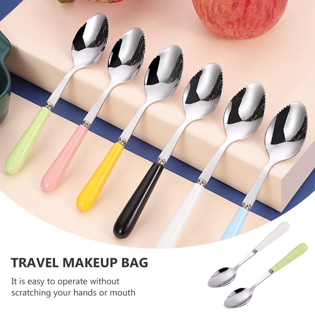 6 Pcs Multipurpose Fruit Spoons Wear-resistant Feeding Spoons Feeding Spoons