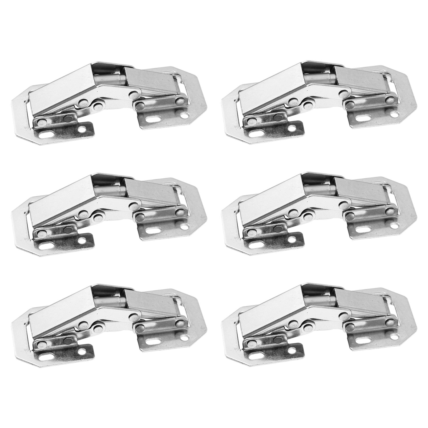 6Pcs Hydraulic Door Hinges Open Installation Hinges Door Damping Hinges