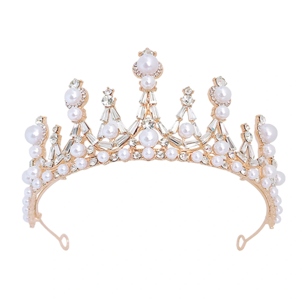 1Pc Charming Baroque Style Headdress Bridal Hair Decoration Women Crown