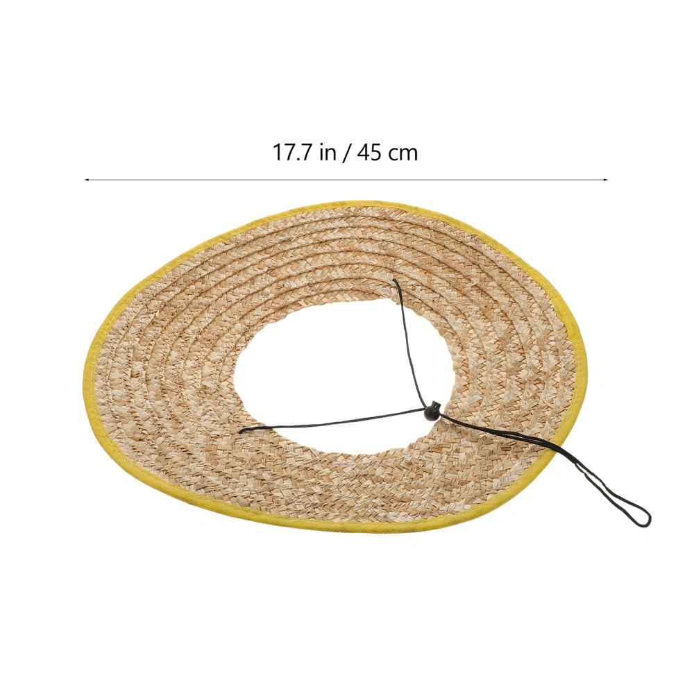 Hard Hat Sun Shade Helmet Visor Replacement 48cm Hard Hat Shade Cover Straw Visor