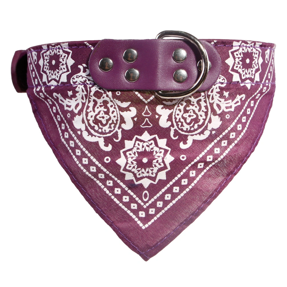8Pcs Adjustable Pet Dog Puppy Dog Neck Scarf Bandana Collar Neckerchief Dog Neck Decor Puppy Supply(Random Color)