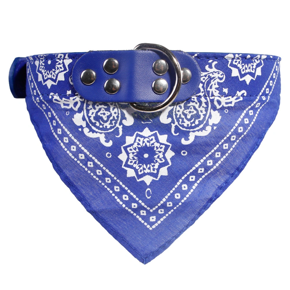 8Pcs Adjustable Pet Dog Puppy Dog Neck Scarf Bandana Collar Neckerchief Dog Neck Decor Puppy Supply(Random Color)