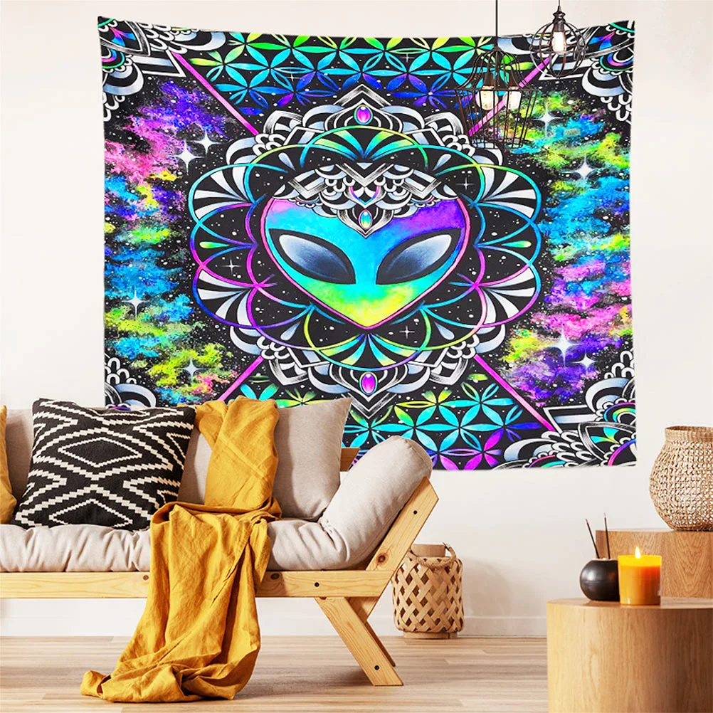 Alien Pattern Background Cloth Backdrop Cloth Fashionable Wall Tapestry