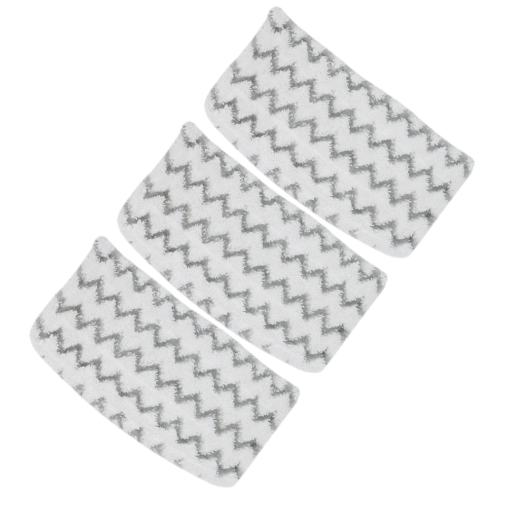 3pcs Cloth Replacement Duster Pads Covers Compatible for Shark Steam Mop S1000 /S1000A /S1000C /S1000WM /S1001C (White)