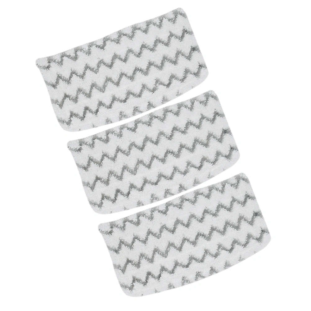 3pcs Cloth Replacement Duster Pads Covers Compatible for Shark Steam Mop S1000 /S1000A /S1000C /S1000WM /S1001C (White)