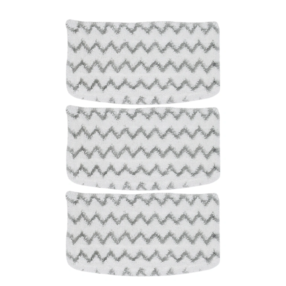 3pcs Cloth Replacement Duster Pads Covers Compatible for Shark Steam Mop S1000 /S1000A /S1000C /S1000WM /S1001C (White)