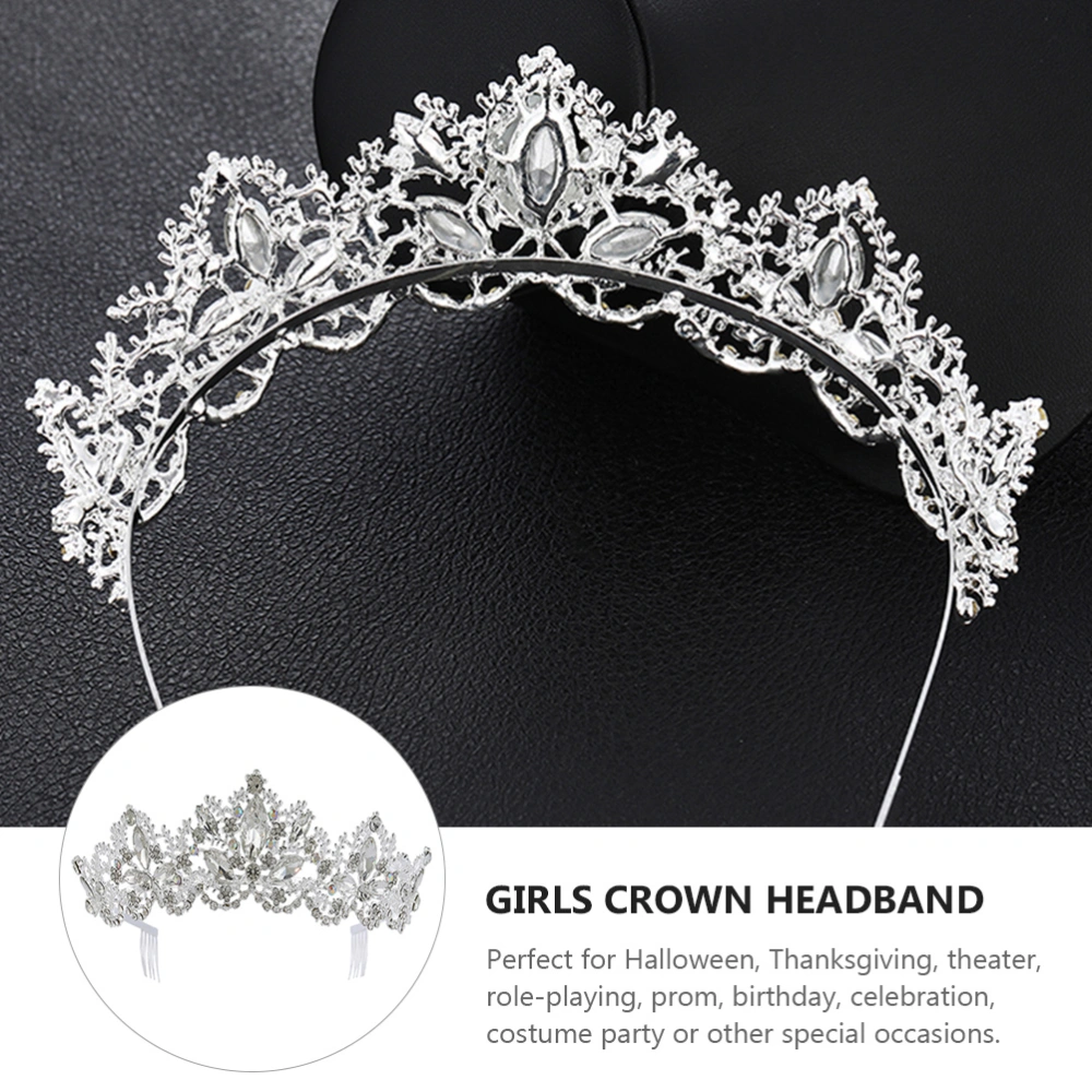 1pc Leaf Modeling Bride Headdress Bridal Crown Decor Unique Bride Headdress