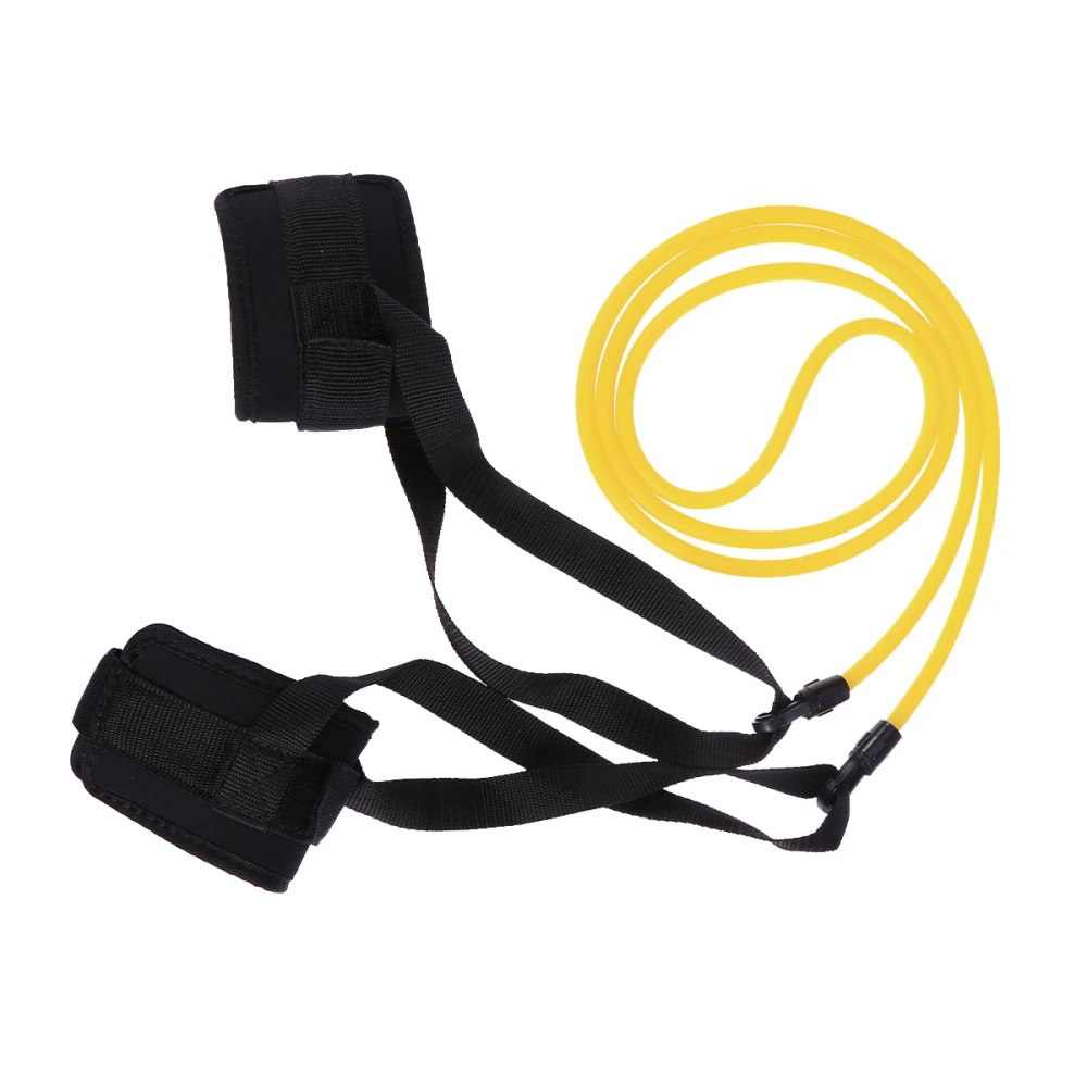 Swimming Resistance Belt Set Swim Training Band Swim Elastic Exerciser Belt (Ankle Buckle + 1Pc 6x9x2m Elastic Rope + Binding Belt)