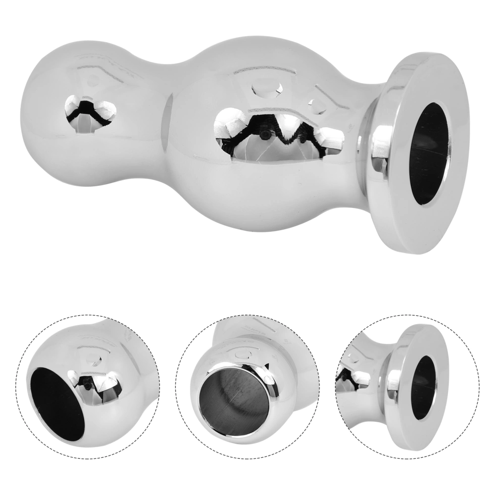 Aluminium Alloy Hollow Butt Anal Plug G Spot Stimulator Massager Male Sex Toy