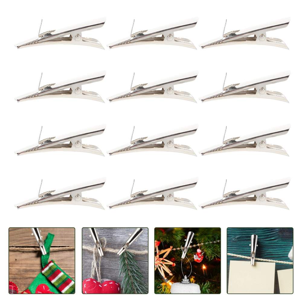 100pcs Garden Decoration Clamps Garden Clips Xmas Tree Decor Clips Home Supplies