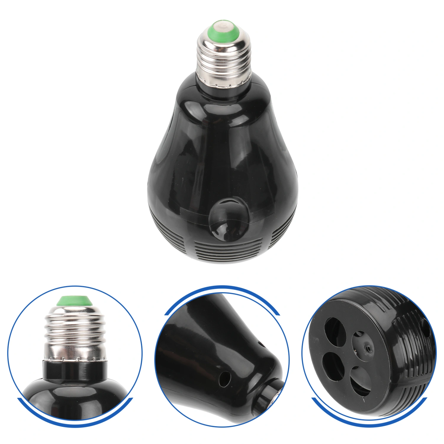 E27 Stage Lamp 12 Rotational Patterns Christmas Halloween Logo LED Projector Lamp Mini Plug-in Bulb Holiday Decoration for Landscape Garden Party