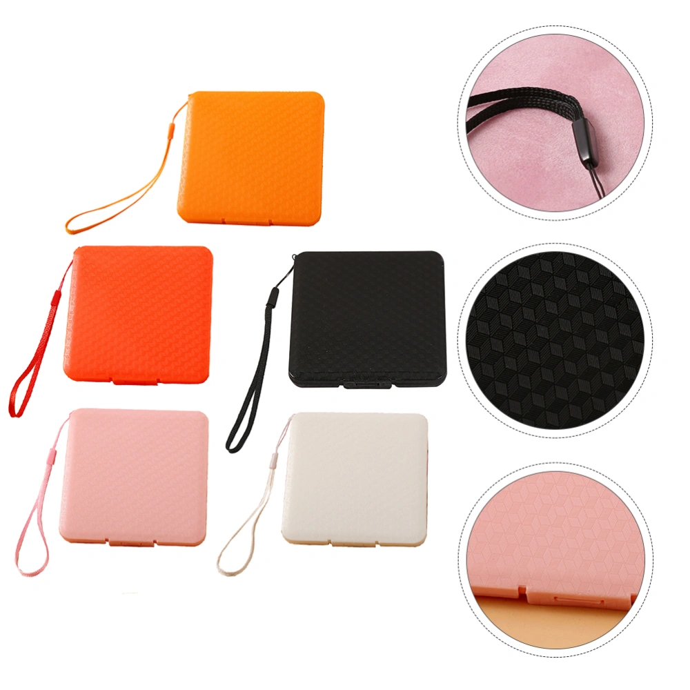 5pcs Dust-proof Mask Box Convenient Mask Case Mask Container Mask Storage Box