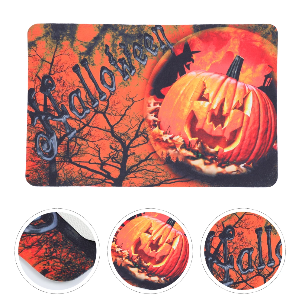 1pc Practical Floor Pad Halloween Themed Printing Floor Mat Ground Mat