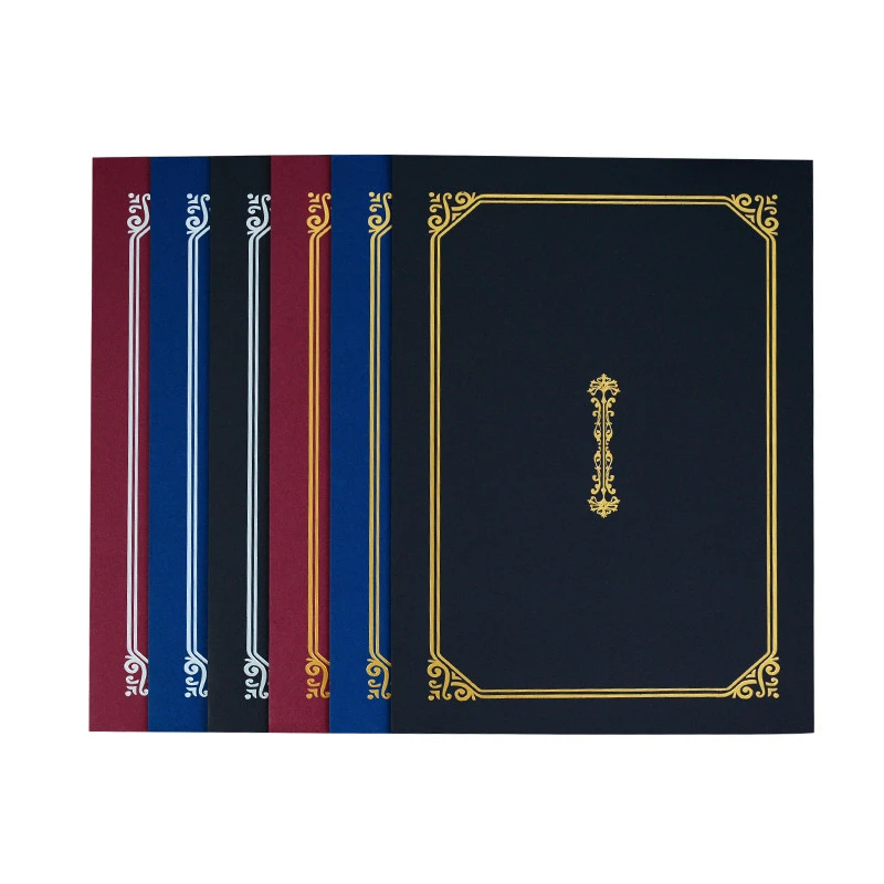 4Pcs Certificate Holder Certificate Envelope Holder Award Certificates Cover Certificate Paper Cover