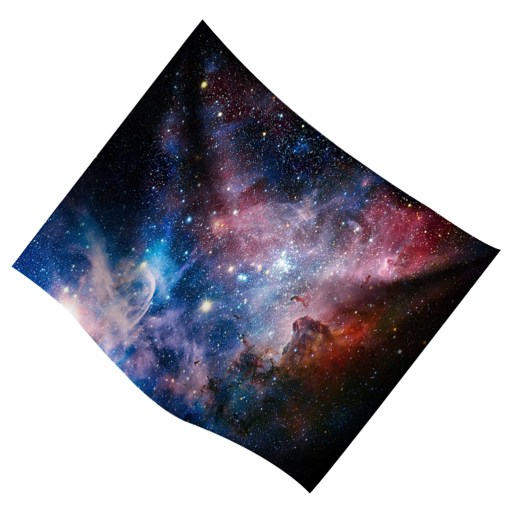 1Pc 153x130cm Cosmos Stars Wall Hanging Blanket Exquisite Lifelike Digital Printed Tapestry Household Wall Carpet