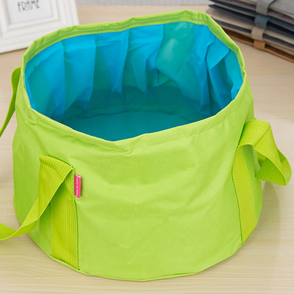 Multifunctional Collapsible Portable Travel Outdoor Wash Basin Folding Bucket for Camping Hiking Travelling Fishing(Random Color)