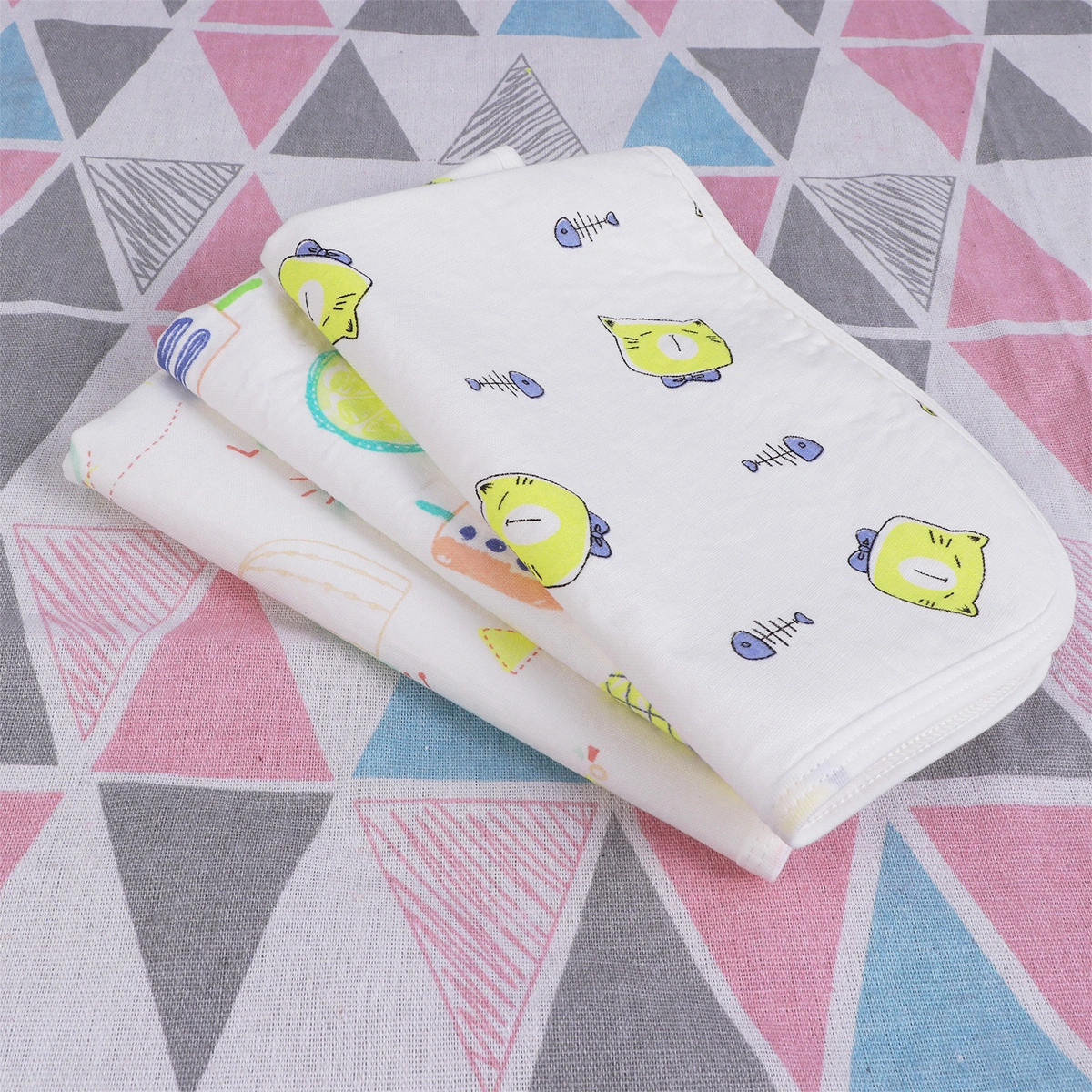3PCS 2 Layers Changing Pad Waterproof Diaper Changing Mat Non-slip Waterproof And Washable for Baby Infant