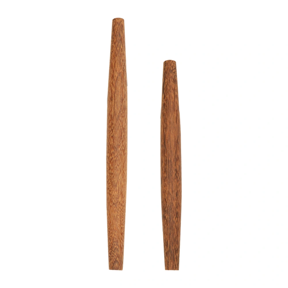 2Pcs Professional Beech Wood Rolling-pins for Baking Pasta and Cookie (Assorted Color)