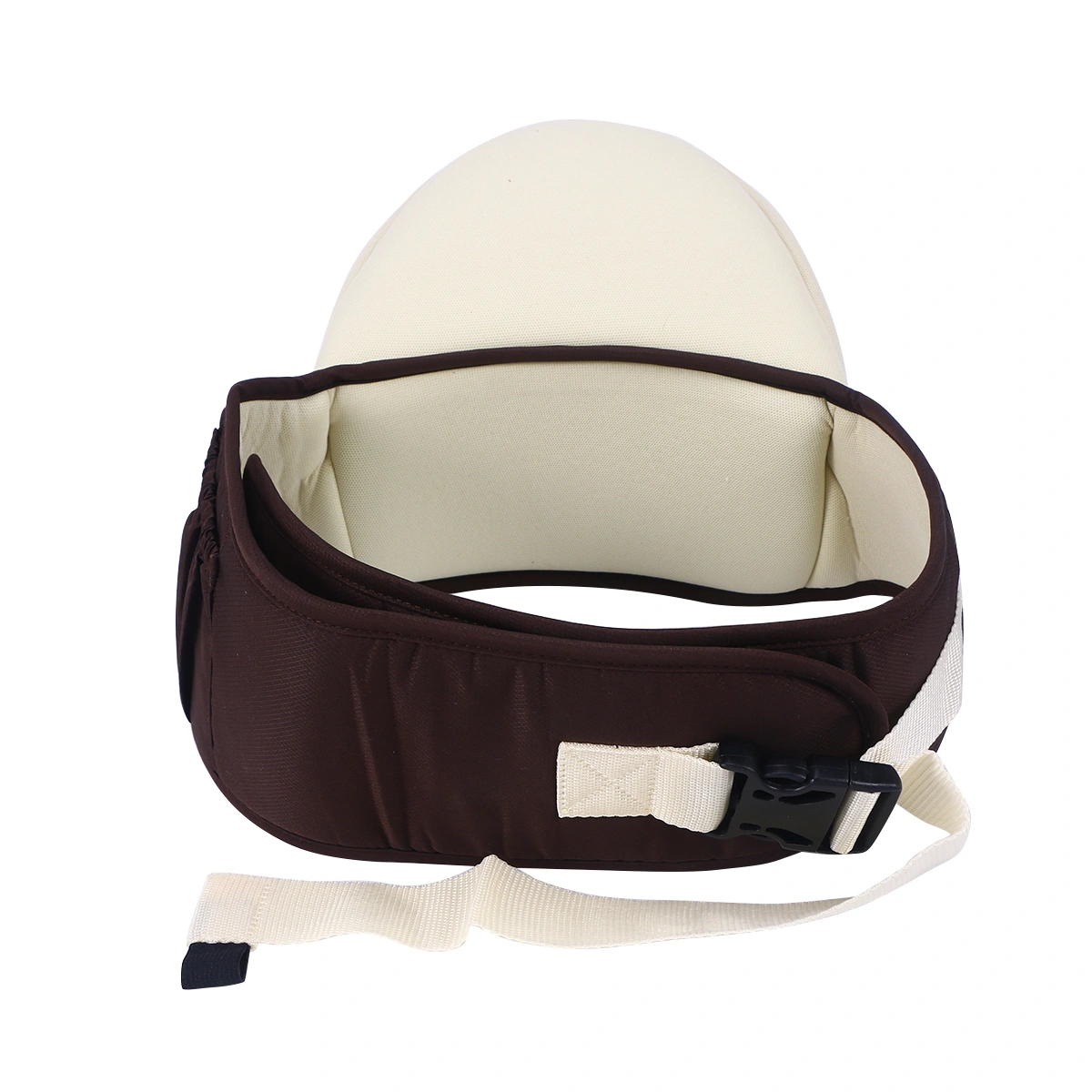 Baby Waist Stool Baby Carrier Convinient Baby Front Carrier Waist Belt with Adjustable Strap (Coffee)
