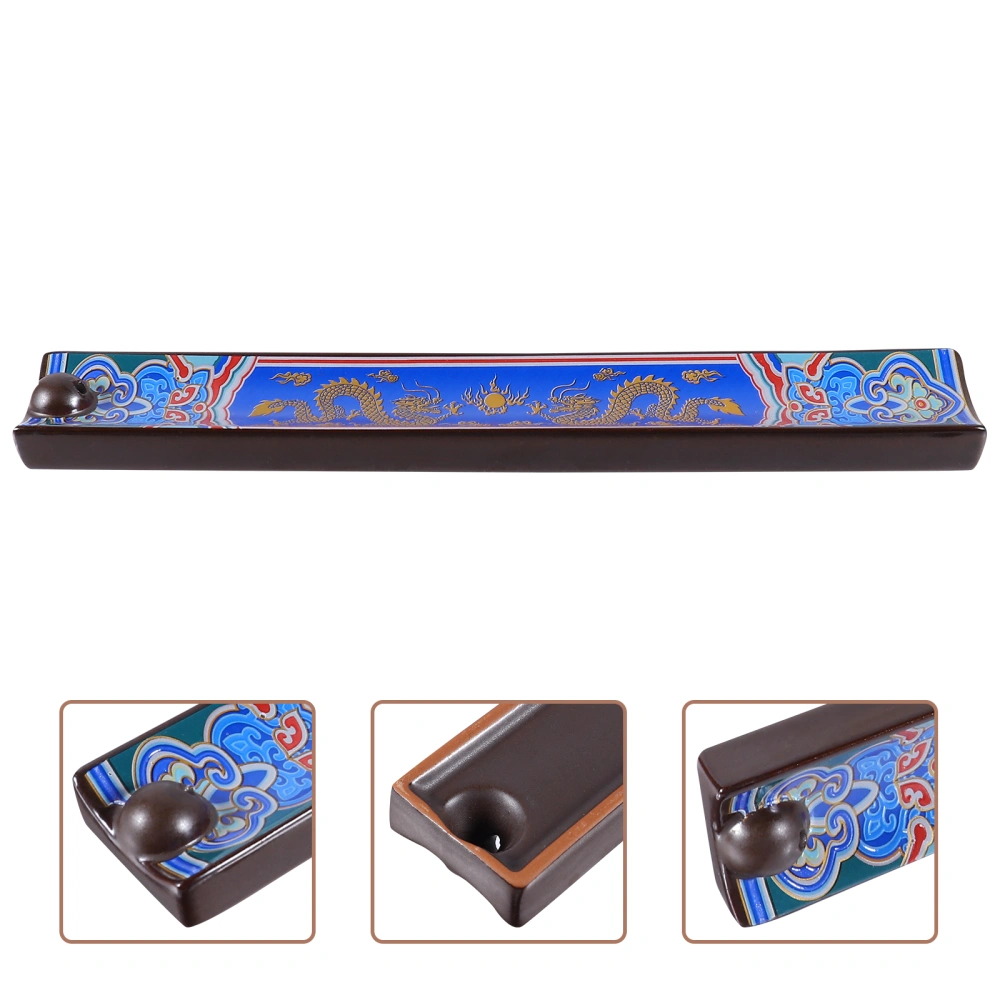 Enamel Incense Holder Decorative Joss Stick Burner Tea Room Decoration