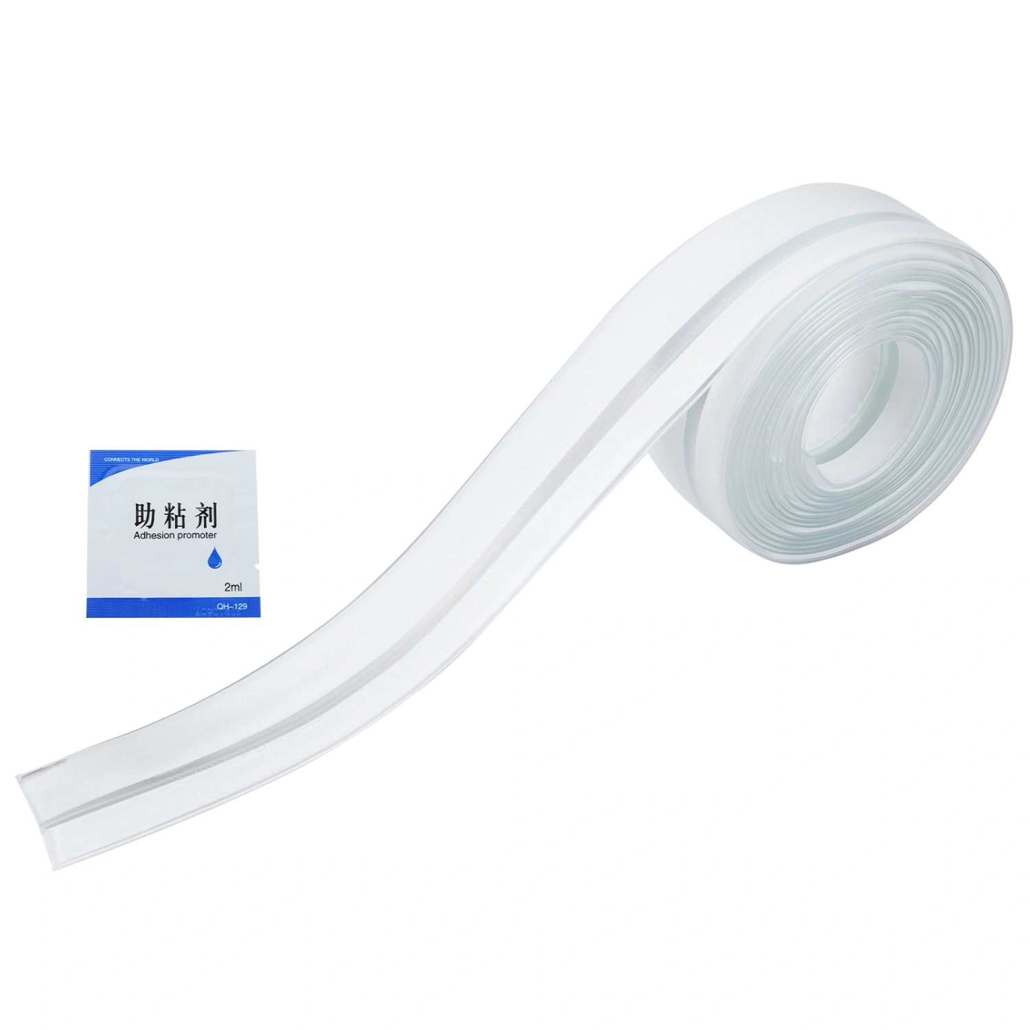 1 Roll Waterproof Bathroom Seam Sticker Self-adhesive Kitchen Sink Tape