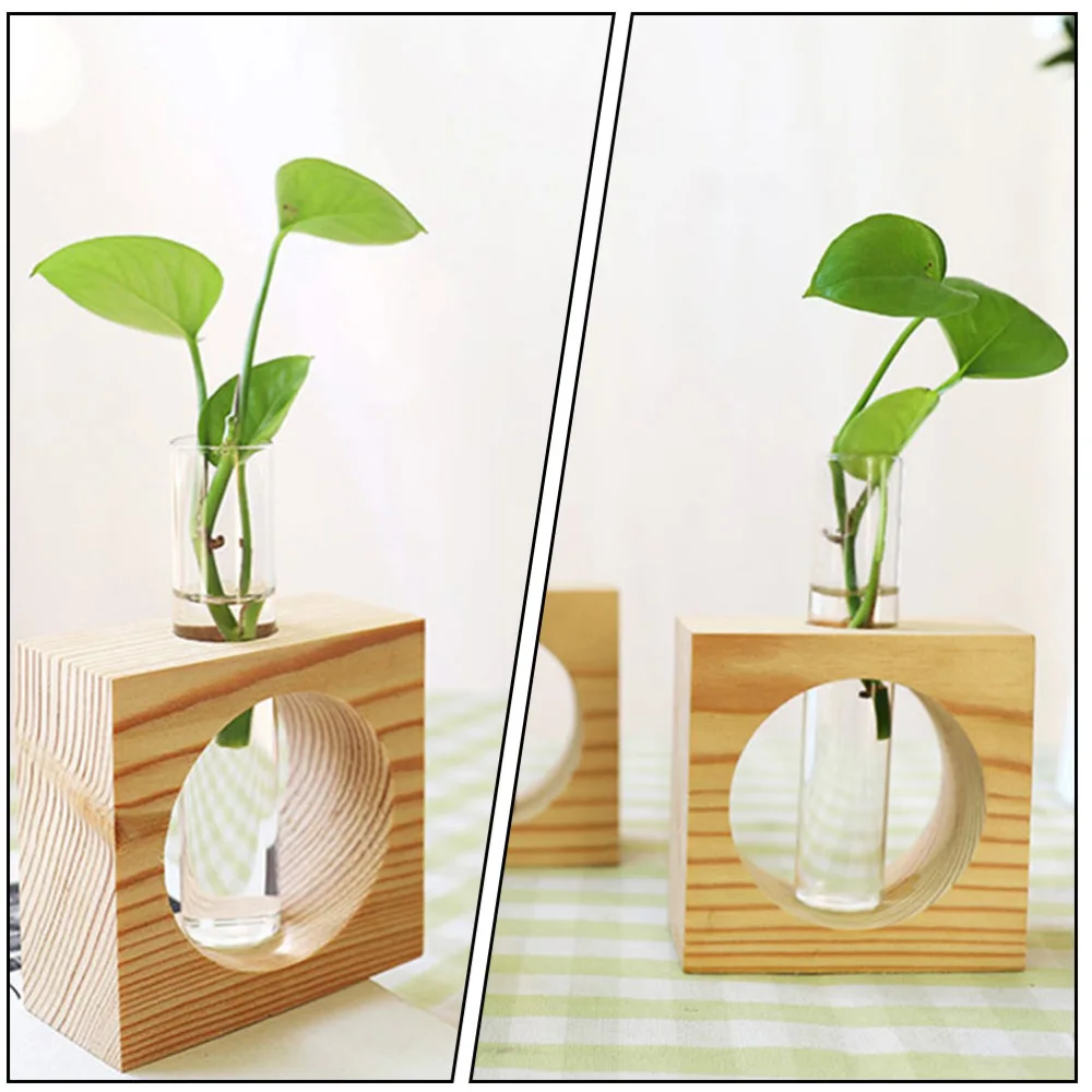 2 Sets Hydroponic Glass Vase Nordic Style Glass Planter Hydroponic Planter