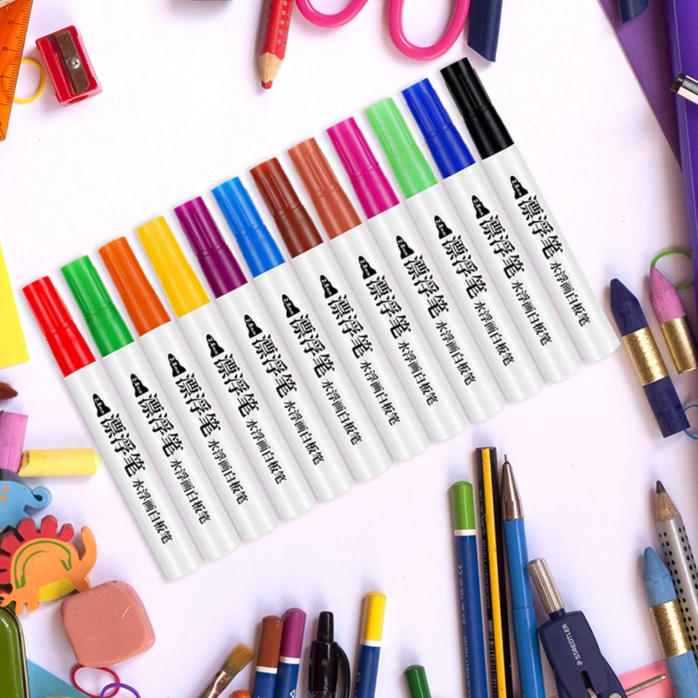 1 Set of Floating Painting Pens Colorful Whiteboard Markers Children Paint Pens Funny Water Color Pen