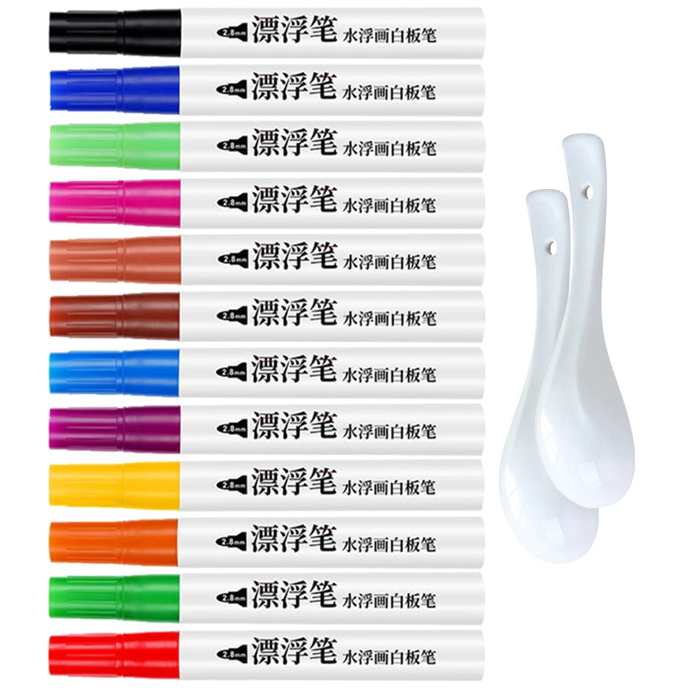 1 Set of Floating Painting Pens Colorful Whiteboard Markers Children Paint Pens Funny Water Color Pen