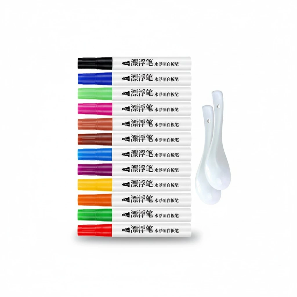 1 Set of Floating Painting Pens Colorful Whiteboard Markers Children Paint Pens Funny Water Color Pen