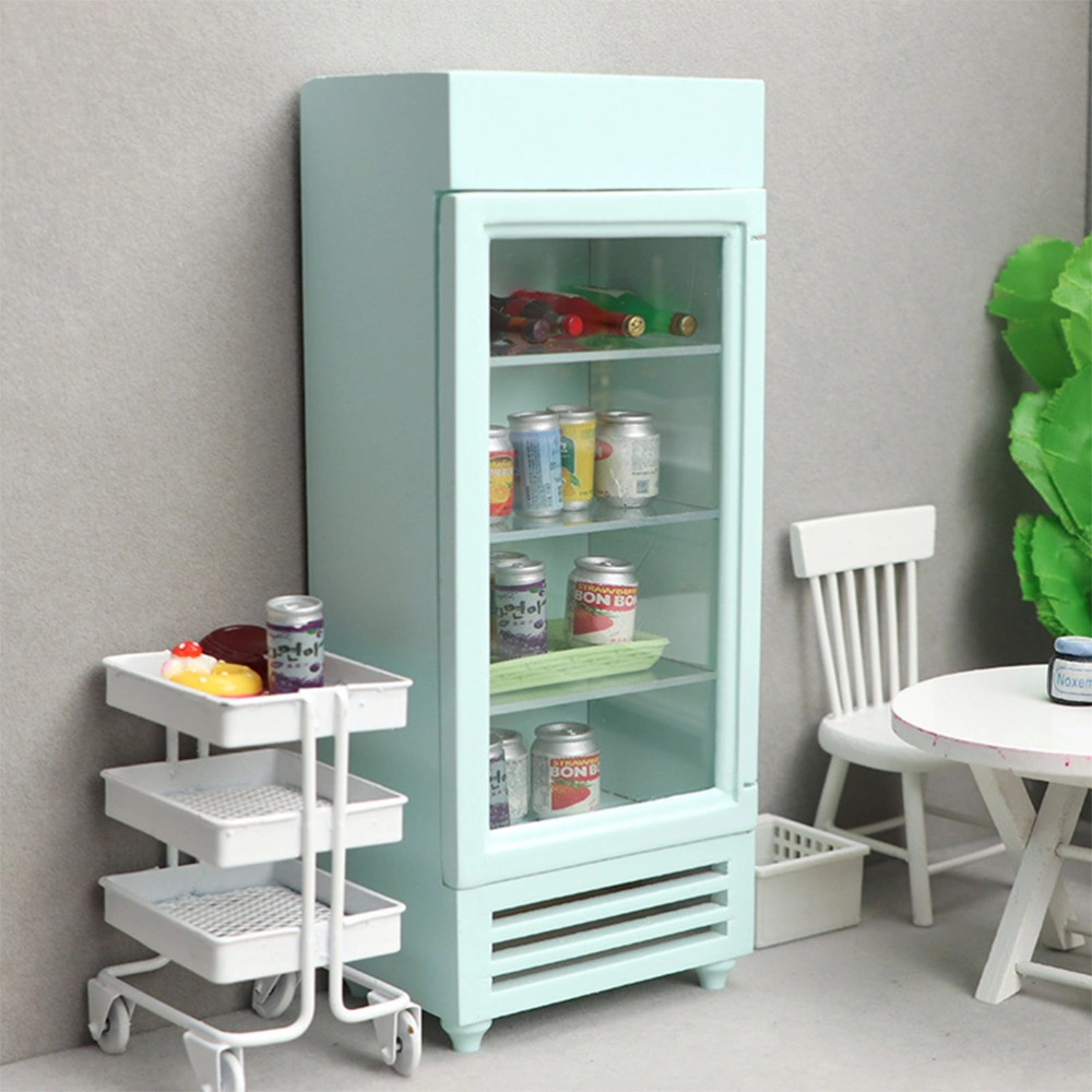 Miniature House Furniture Refrigerator Miniature Fridge Toy Miniature Kitchen Decor