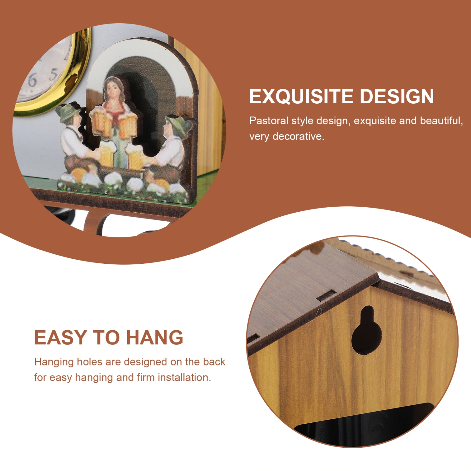 Decorative Living Room Home Wall Decoration House Wall Clock Decoration