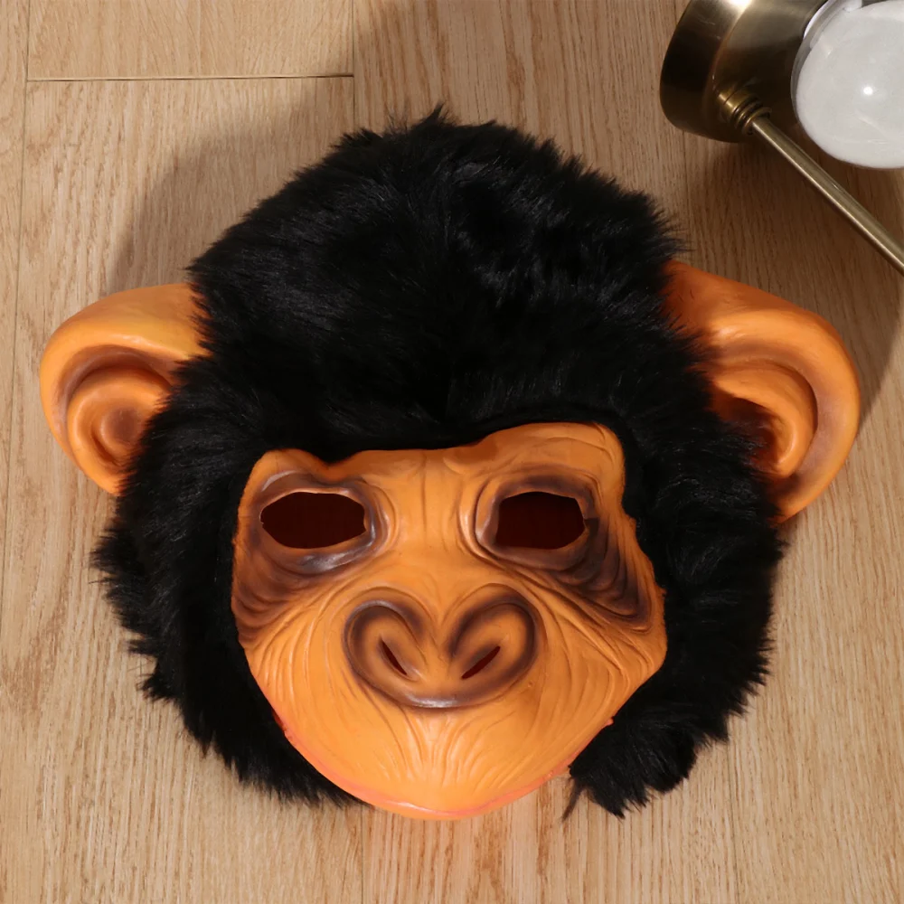 Halloween Monkey Headgear Mask Scary Party Full Face Mask Party Funny Masquerade Mask for Decoration